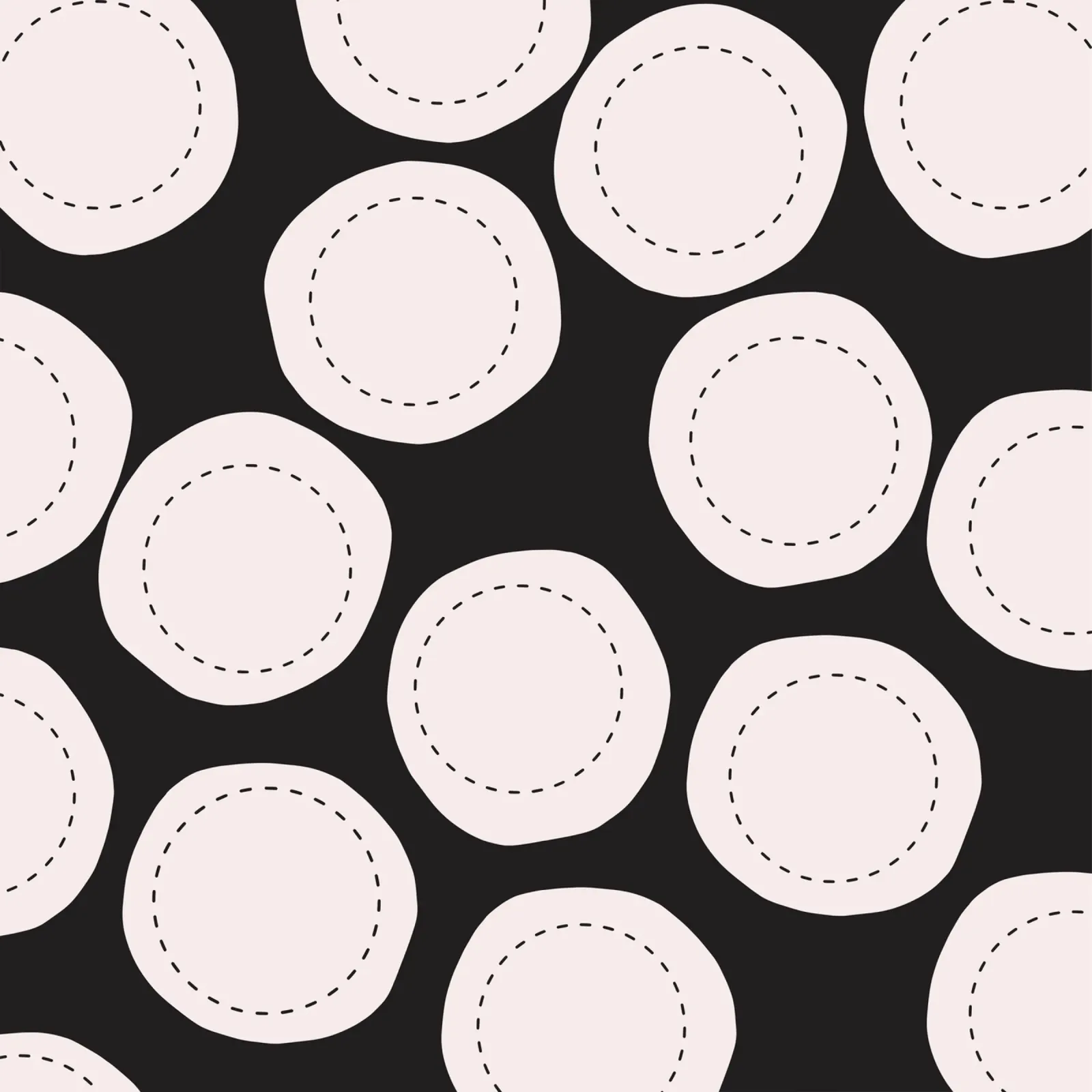 Surface pattern canvas with Floater frame by Little Dean
