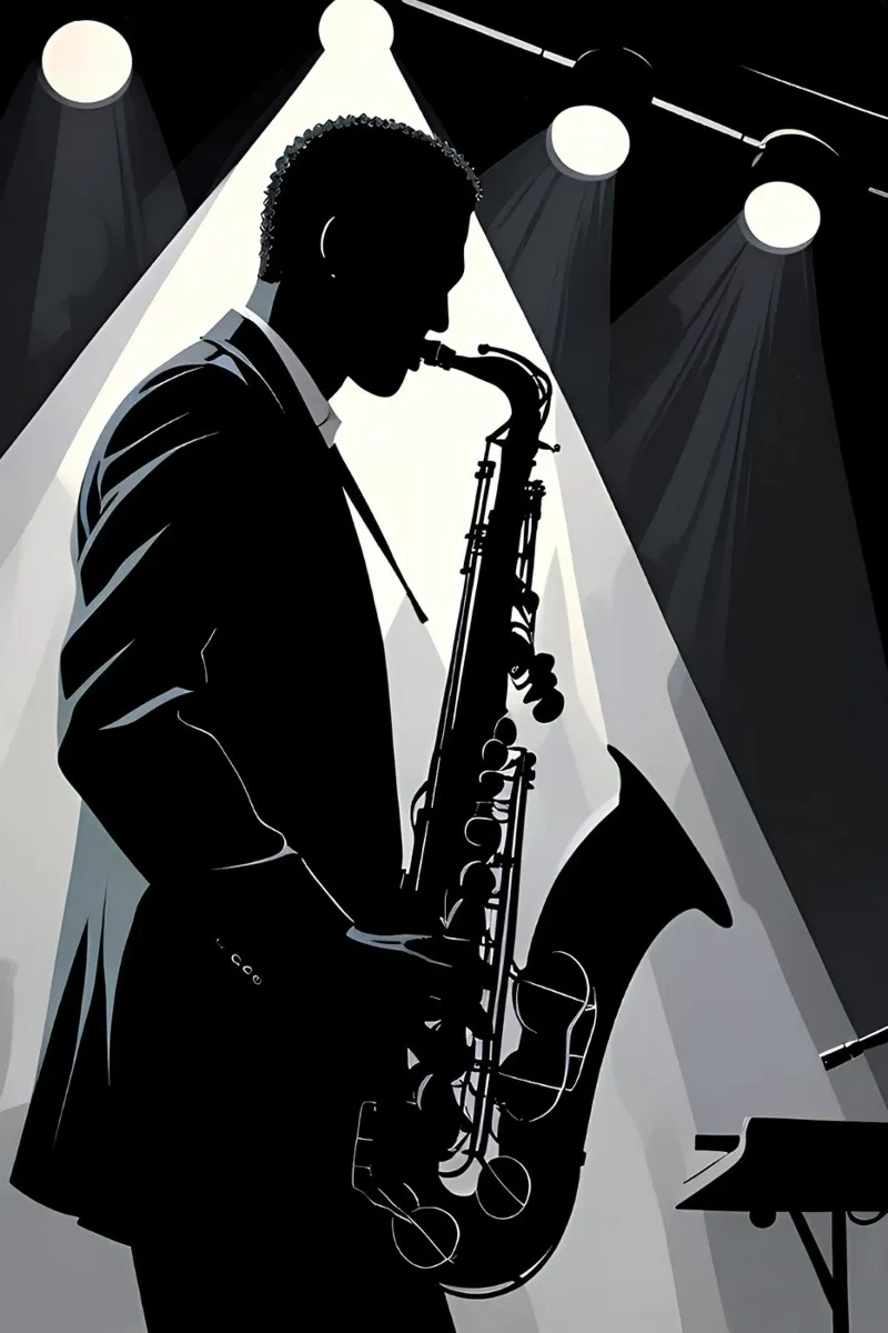 Jazz pellicola backlit da Massimo Frascogna