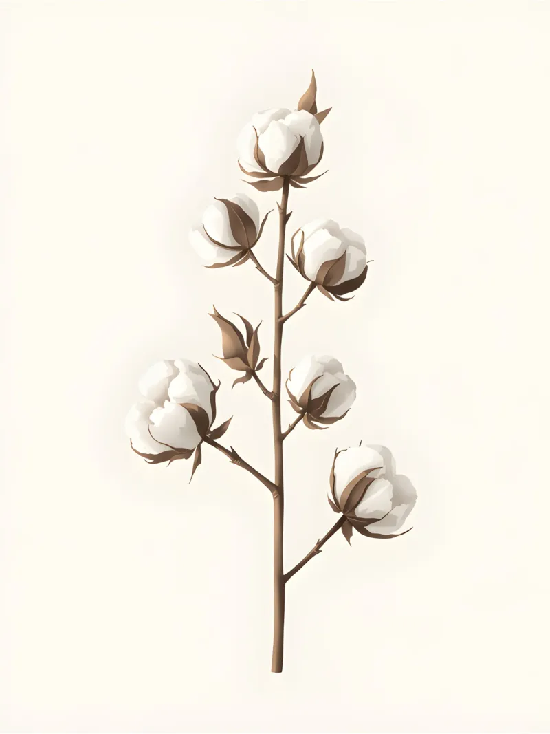 Stelo di cotone poster con telaio in alluminio da The Green Room