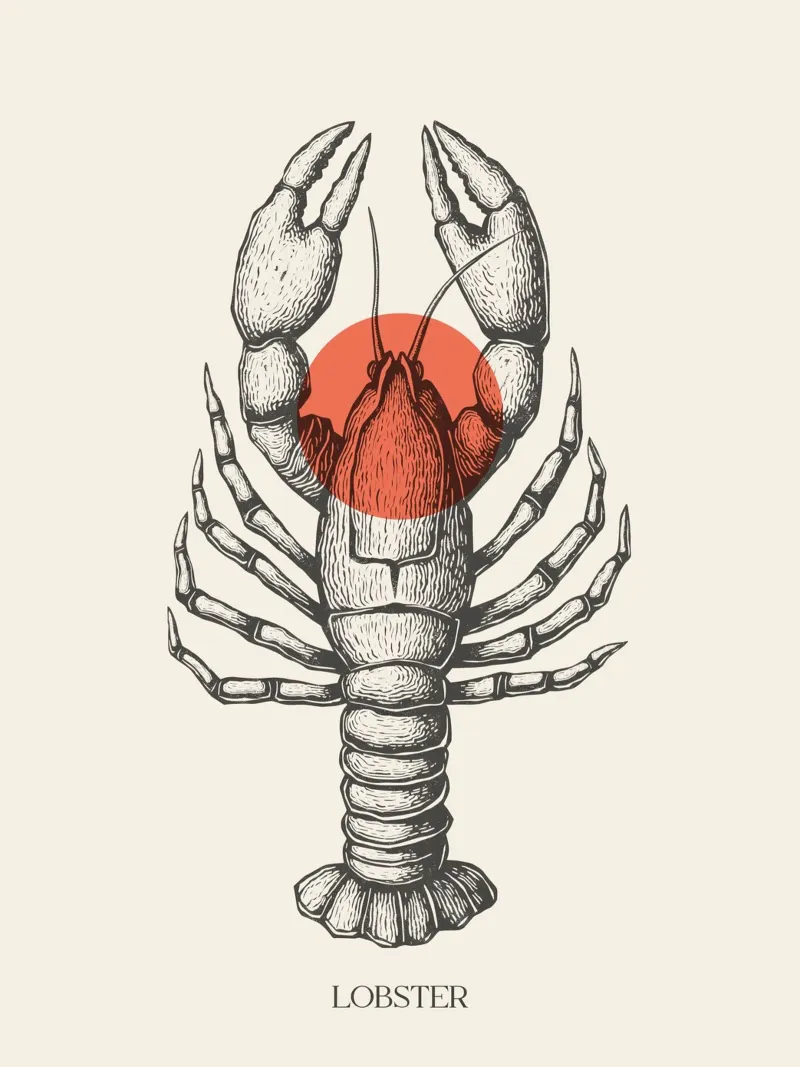 Lobster poster da Indigo Rain