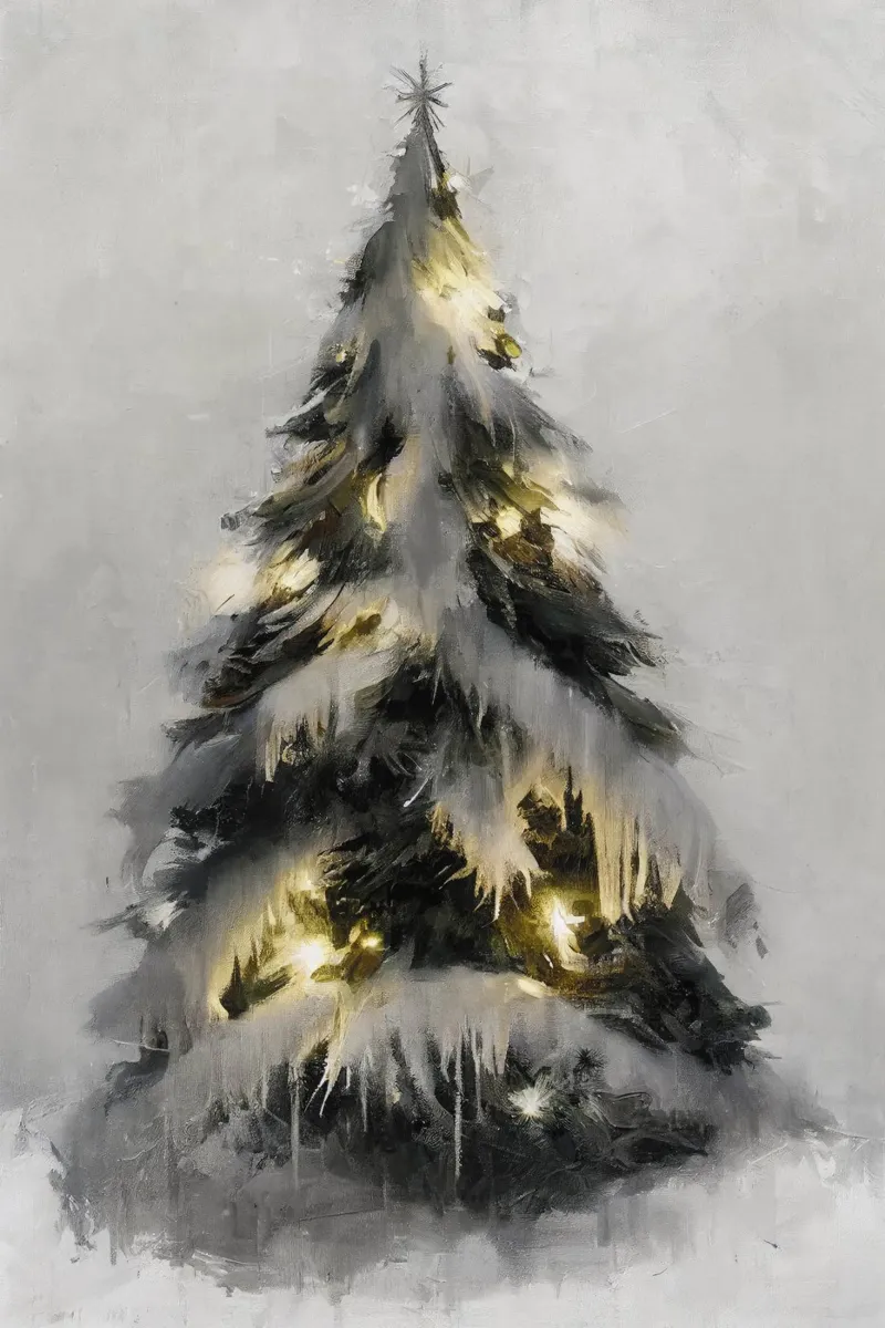 Glowing Christmas Tree pellicola backlit da treechild