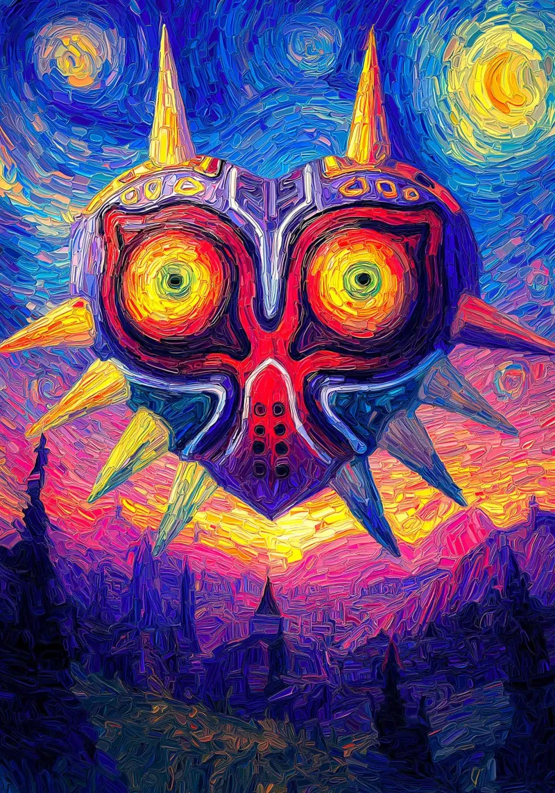 La leggenda di Zelda: La maschera di Majora poster da Fleur de Lys