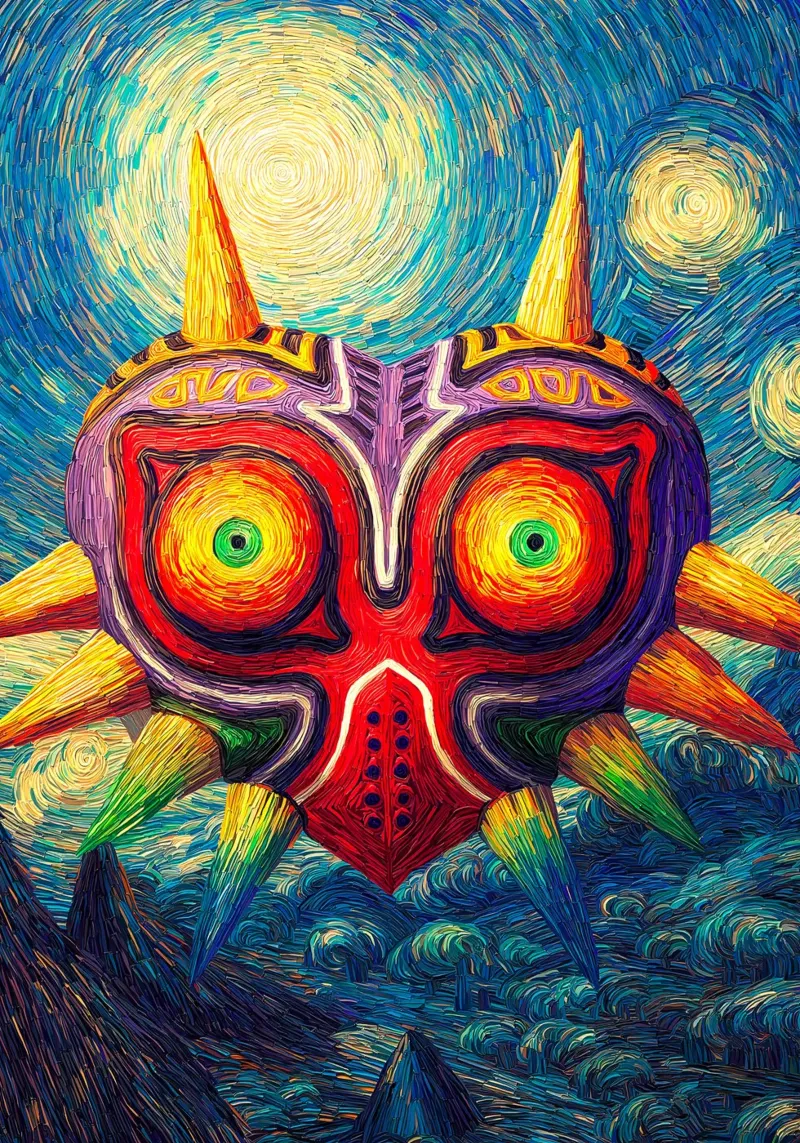 La leggenda di Zelda: La maschera di Majora poster da Fleur de Lys