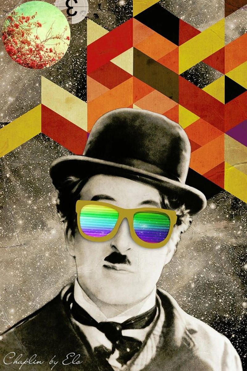 Public Figures: Chaplin pellicola backlit da Elo Marc