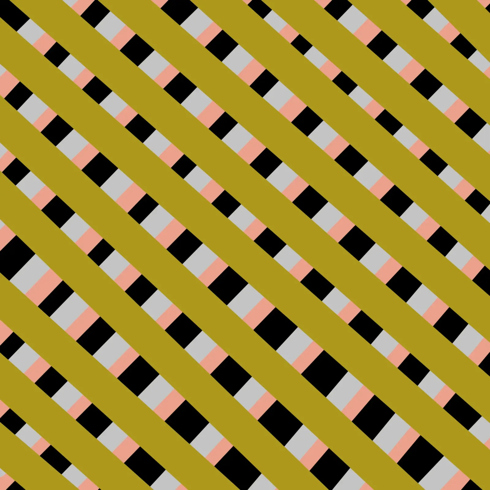 Weaving stripe pattern 04 canvas with Floater frame by Little Dean