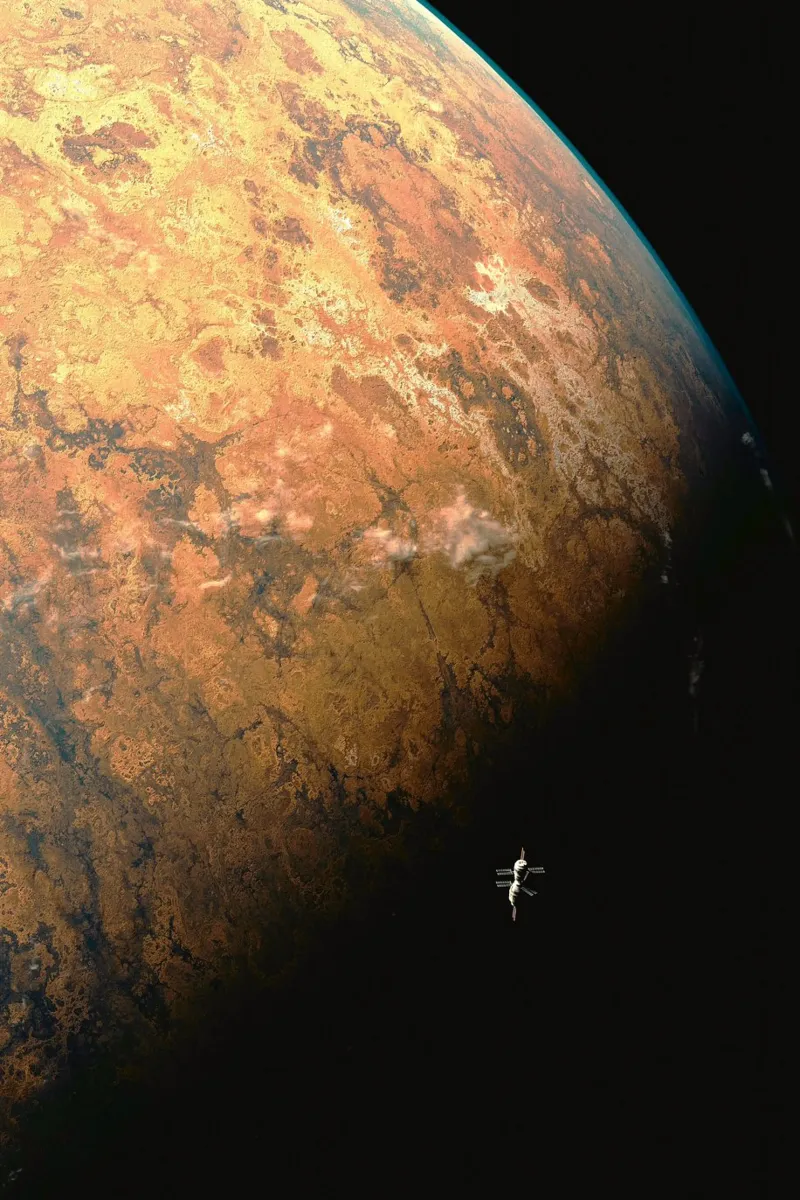 on the space poster con telaio in alluminio da Good days