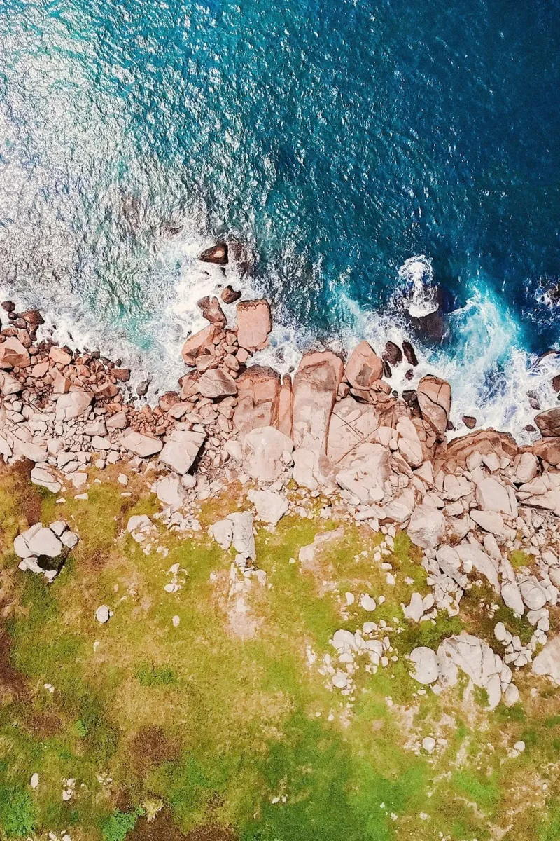 coast and water poster con telaio in plastica da kichin