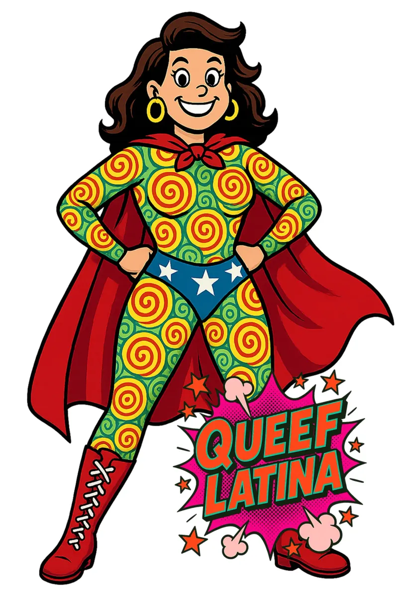QUEEF LATINA poster da Vintage Van Gogh