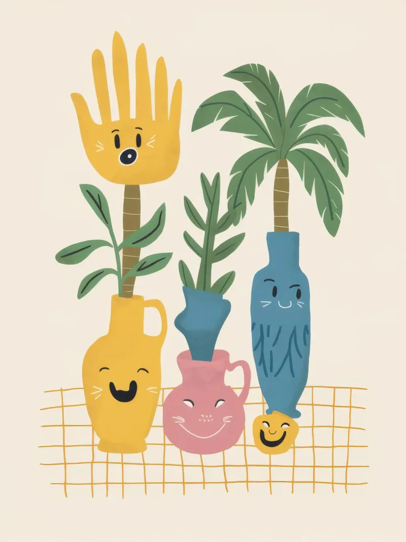 Mani di un giardiniere poster con telaio in plastica da Autumn Season