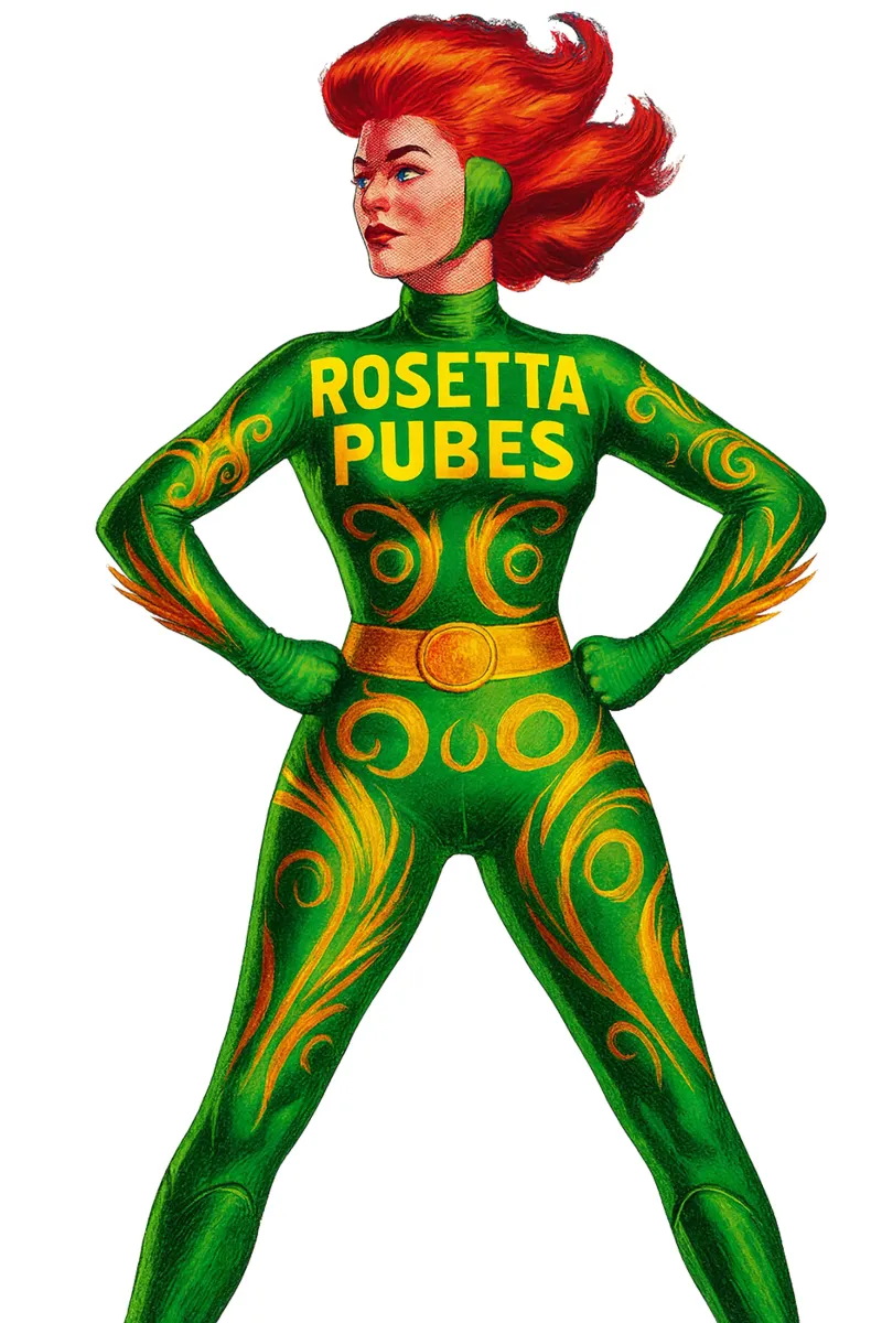 ROSETTA PUBES poster da Vintage Van Gogh
