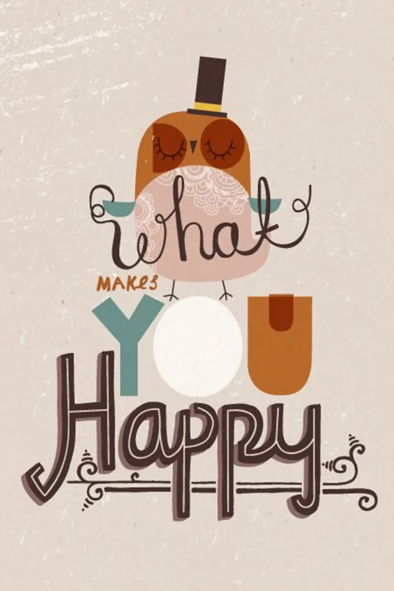 cosa ti rende felice poster con telaio in alluminio da art quots shop