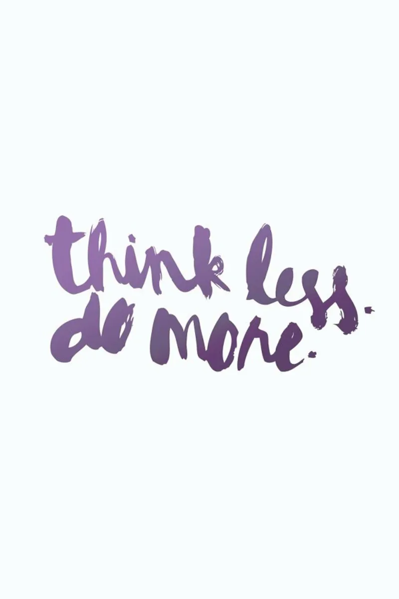 Think Less pellicola backlit da Dead Language