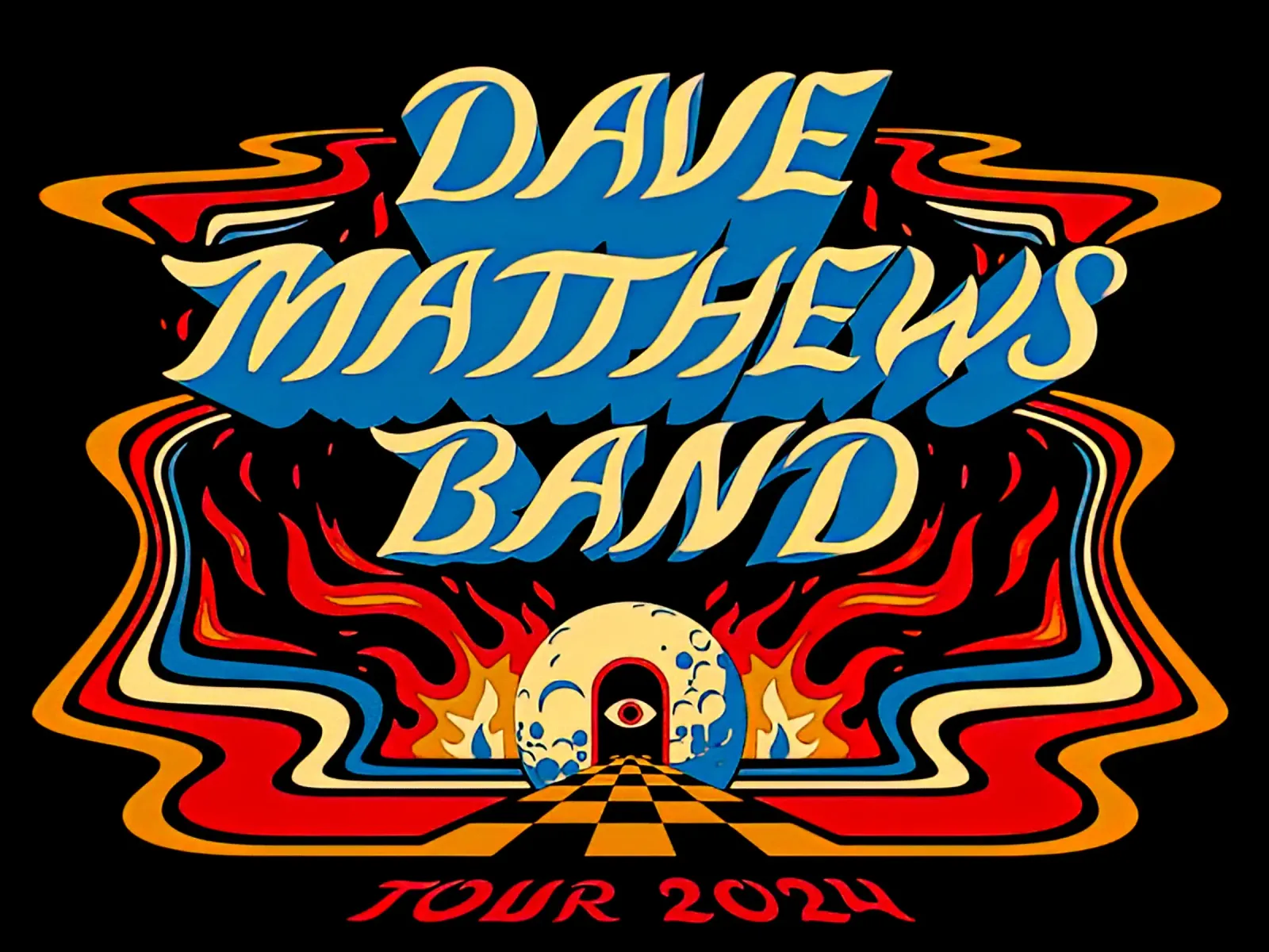 Dave Matthews Band poster da andrea boceli