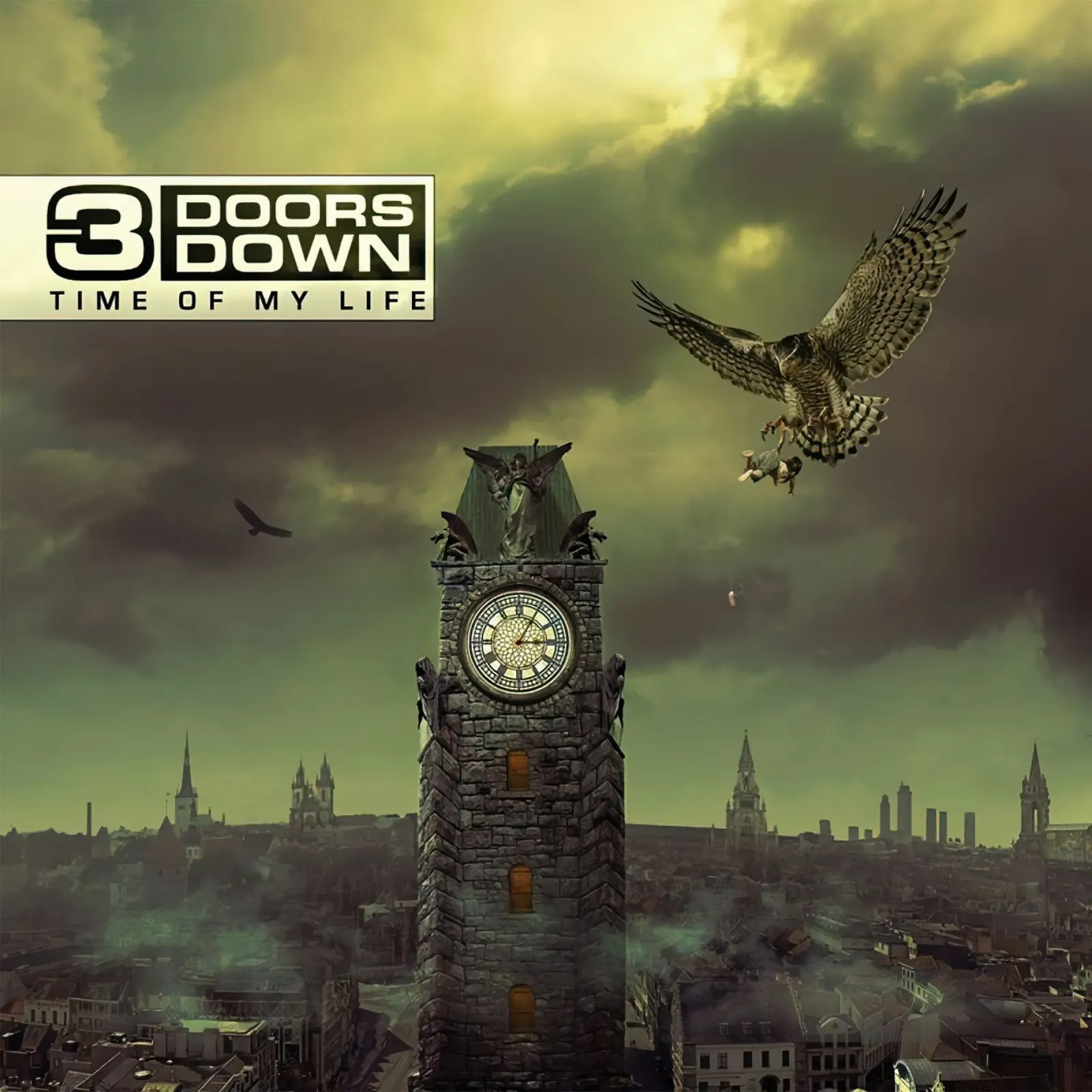 3 Doors Down poster con telaio in plastica da Musadad Shop