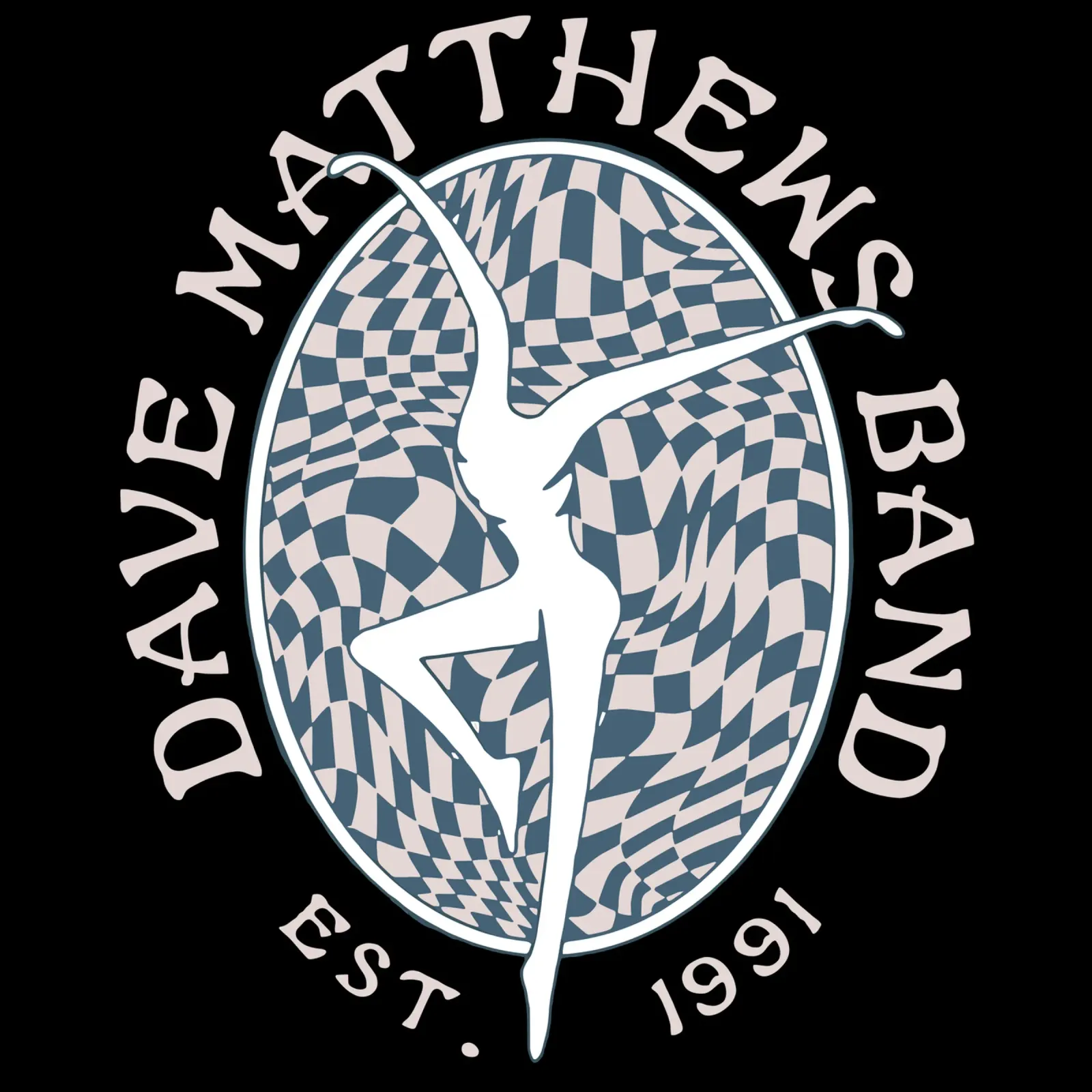 Tasca Firedancer con tintura a pigmenti della Dave Matthews Band poster con telaio in plastica da andrea boceli