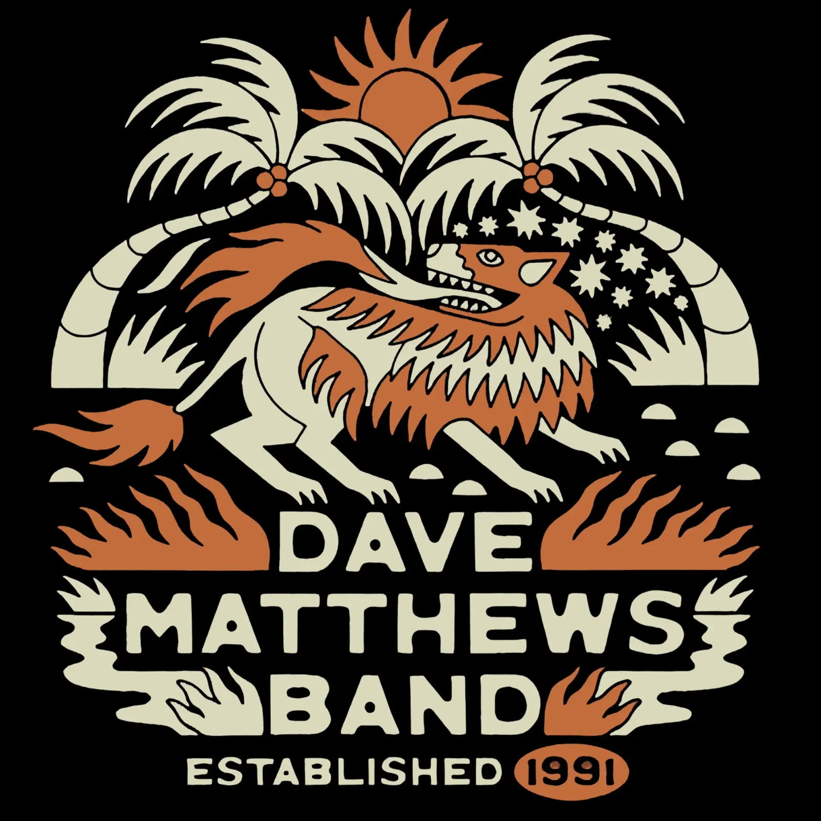 Il Leone di Dave Matthews poster con telaio in plastica da andrea boceli