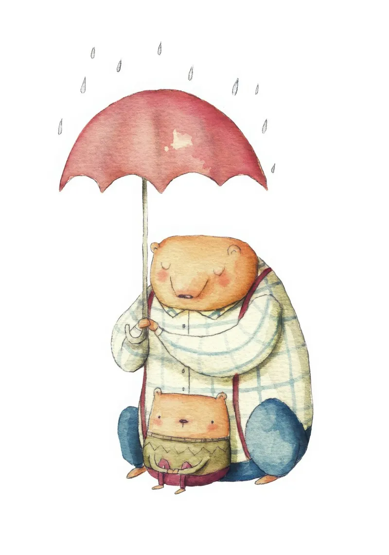 Sono qui per te poster con telaio in legno da muench benjamin