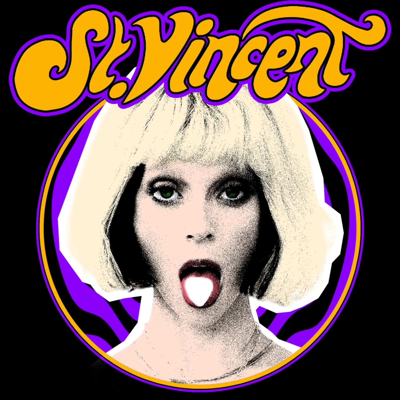 Maglietta classica St.Vincent poster con telaio in plastica da eliouxence