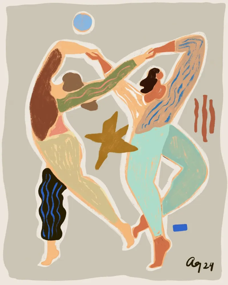 Infinity Dance poster by Arty Guava