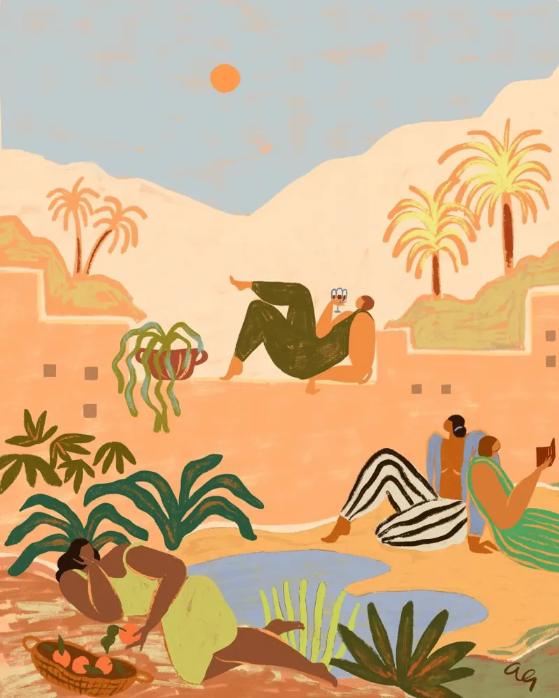 Forever Holiday poster by Arty Guava