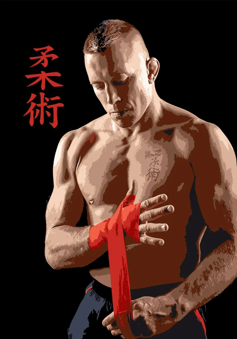 Georges St-Pierre Combattenti poster da shiners