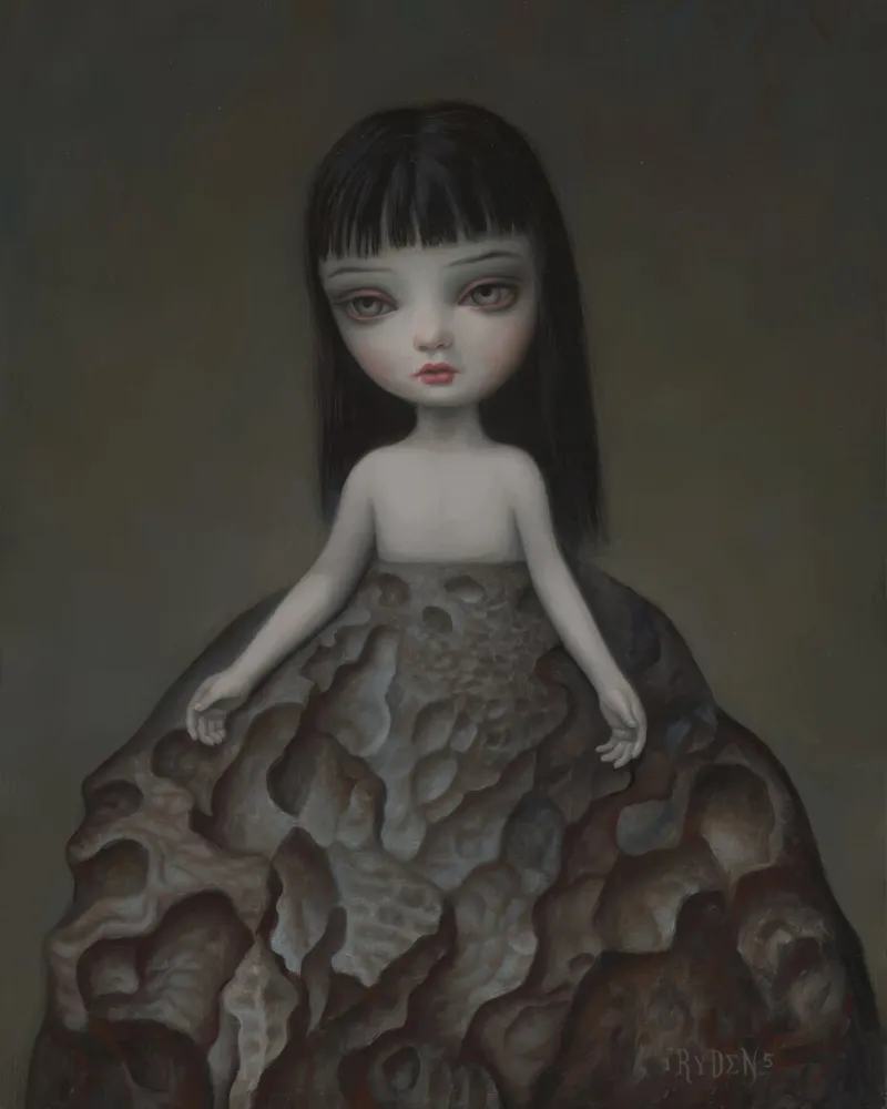 Gonna di roccia Mark Ryden poster con telaio in plastica da adriano lopezz