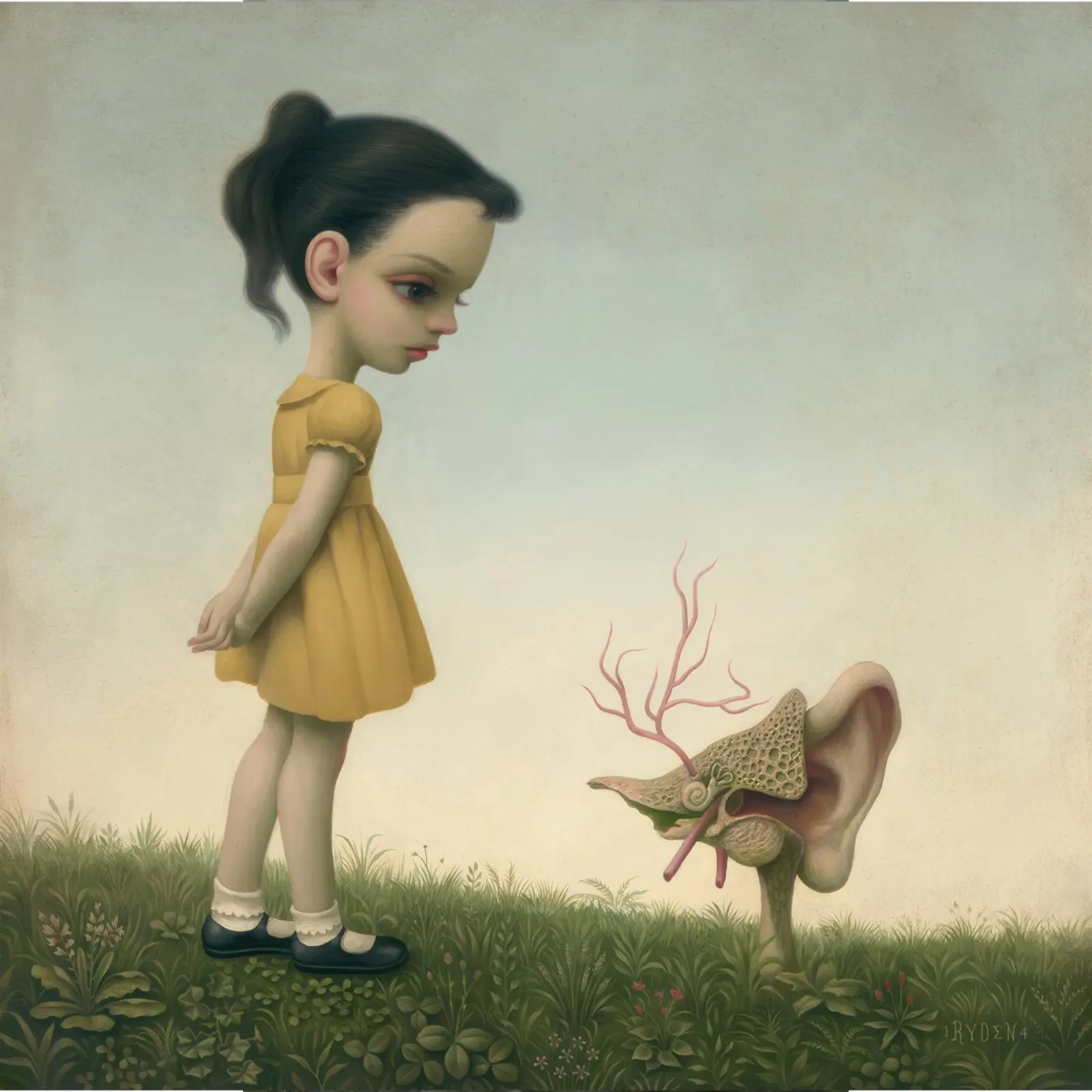 Orecchio (#112) MARK RYDEN poster con telaio in plastica da adriano lopezz