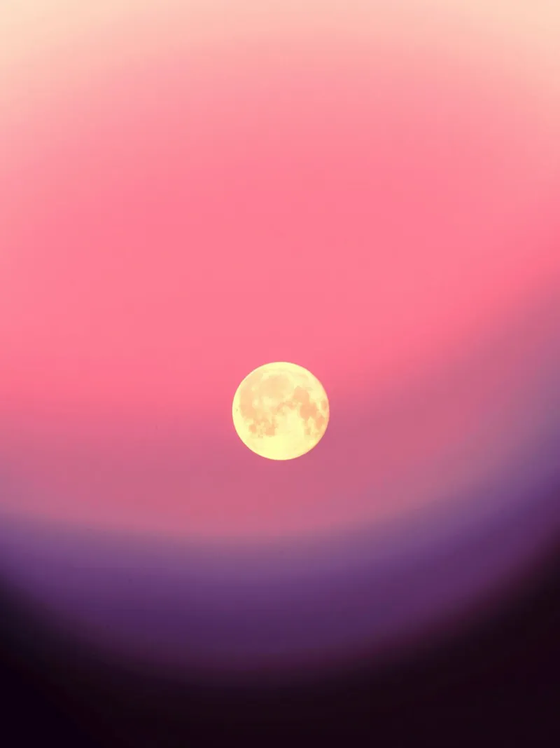 calm moon tela con Cornice a cassetta da miracle