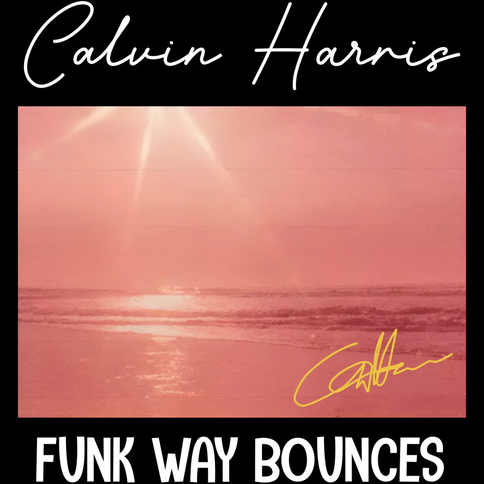 Calvin Harris - Rimbalzi in stile Funk poster da skurtow