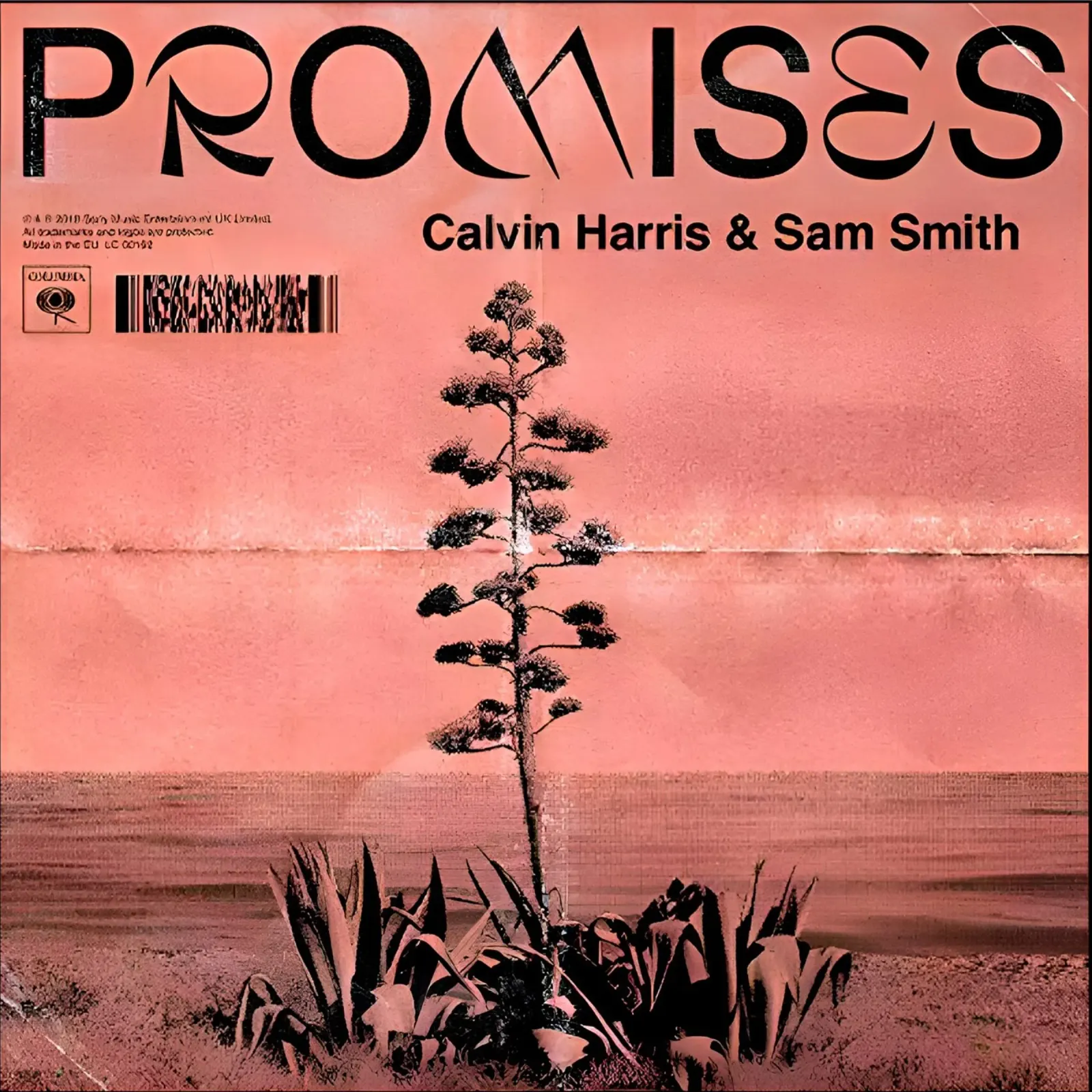 Calvin Harris - Belofte canvas met Baklijst van grass.studio_