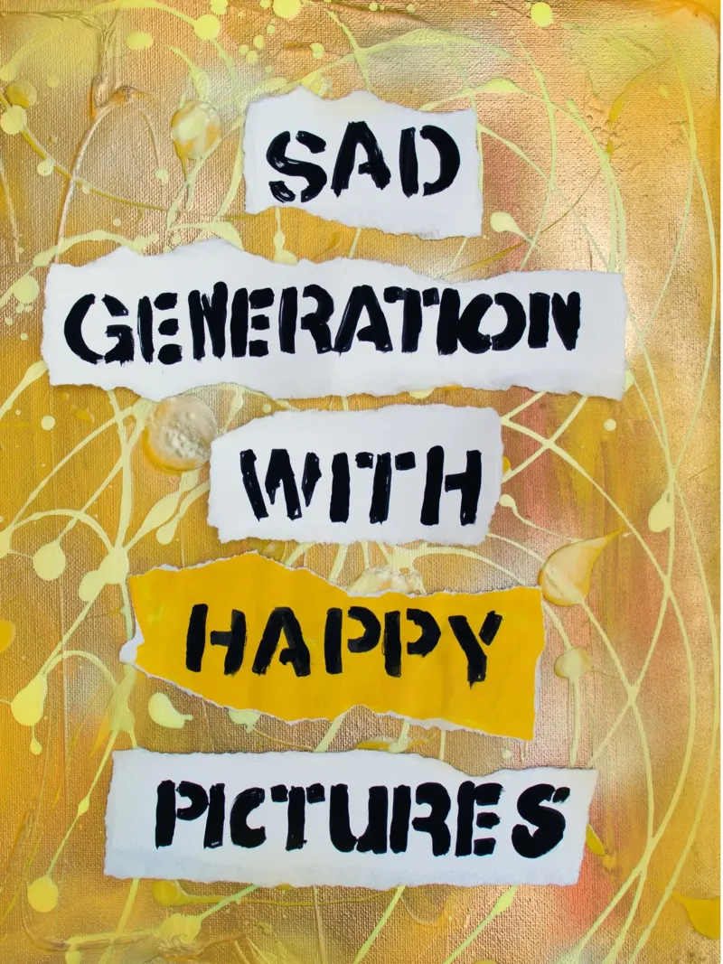 Sad Generation carta hahnemühle da Hirschbild