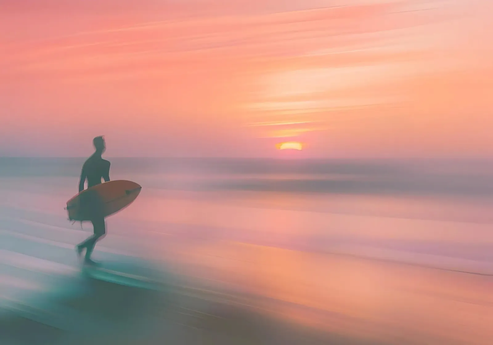 Le Surfeur Seul poster da ICONICA Art Studio
