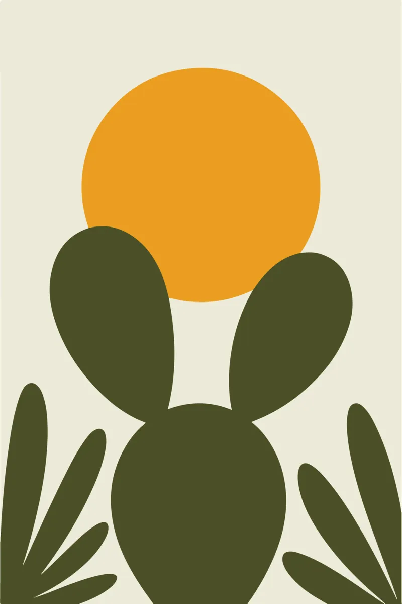 Desert Cactus poster da LisaArtes
