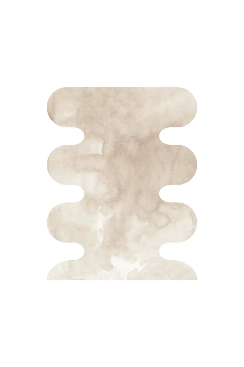 Forme geometriche ad acquerello 3 poster con telaio in legno da NouveauPrints