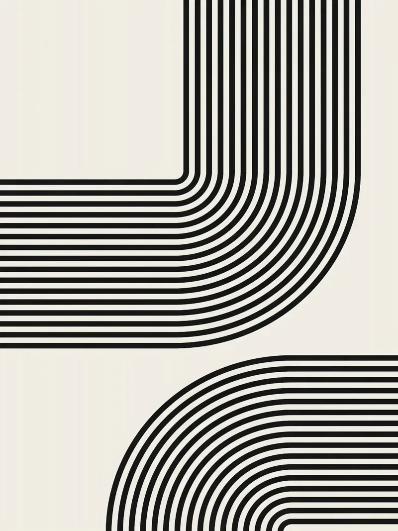 Astratto e geometrico poster da Maria Lang