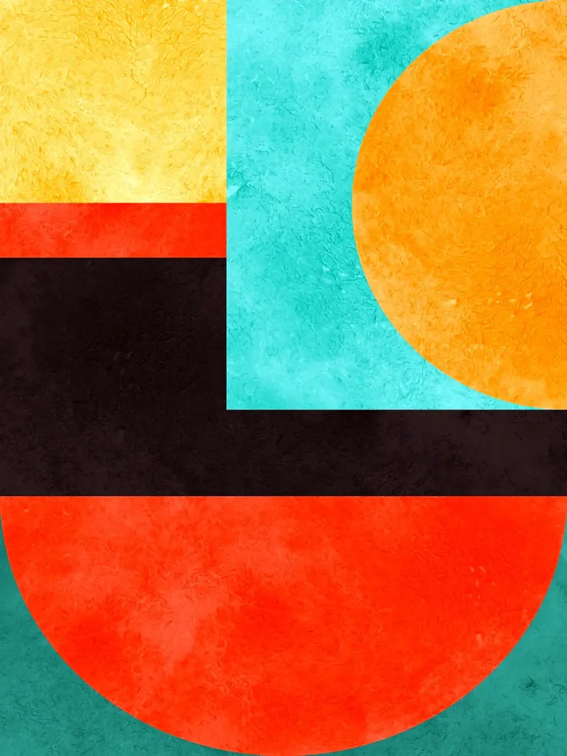 Geometria colorata poster da Maria Lang