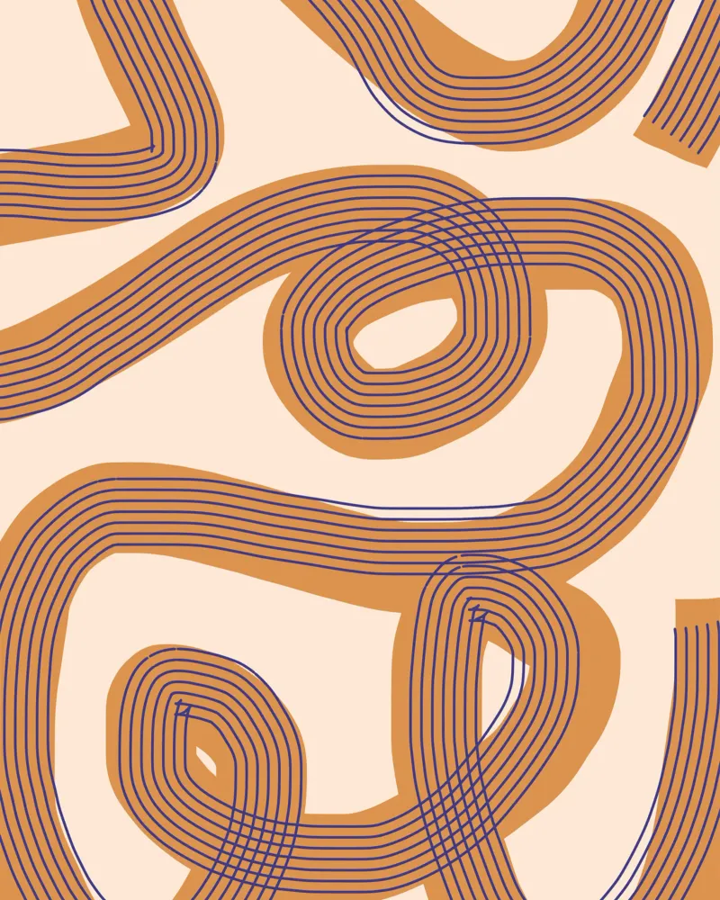 Linee organiche poster da Little Dean