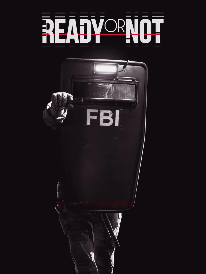 Ready or Not poster con telaio in alluminio da Musadad Shop