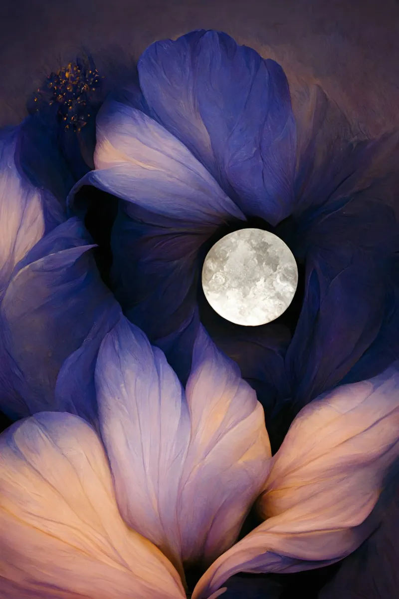 The Moon Flowers poster da treechild