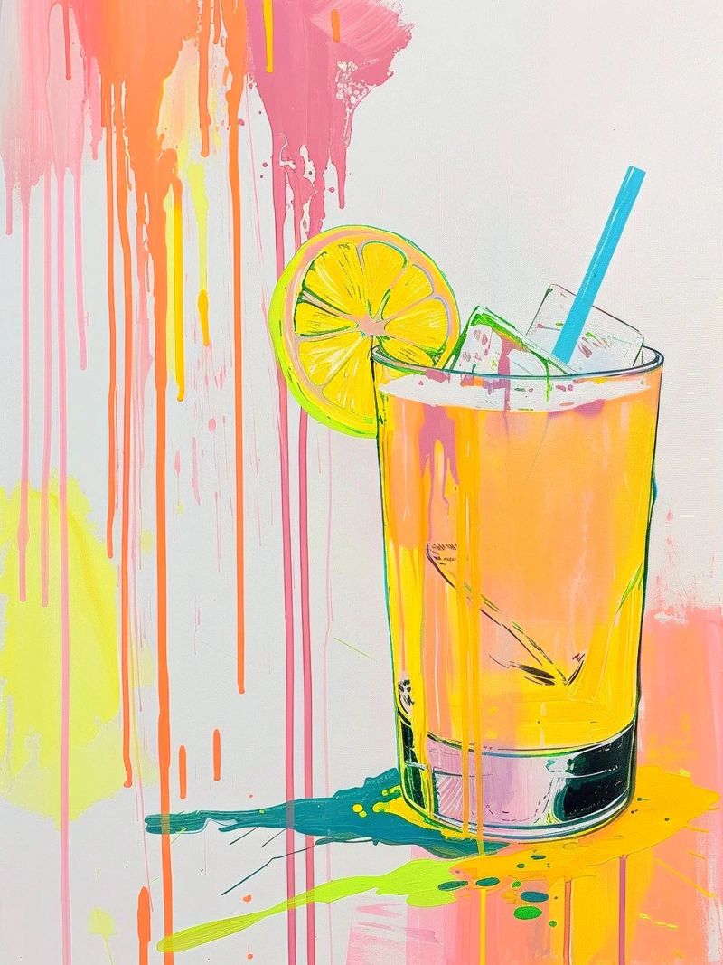 Drink mit Zitrone poster da Yaso Design & Art