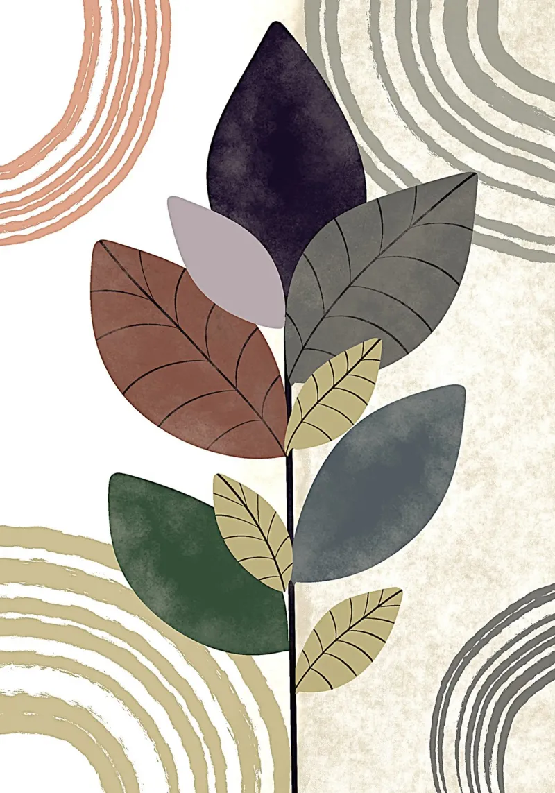 canvas flower poster da mip of map
