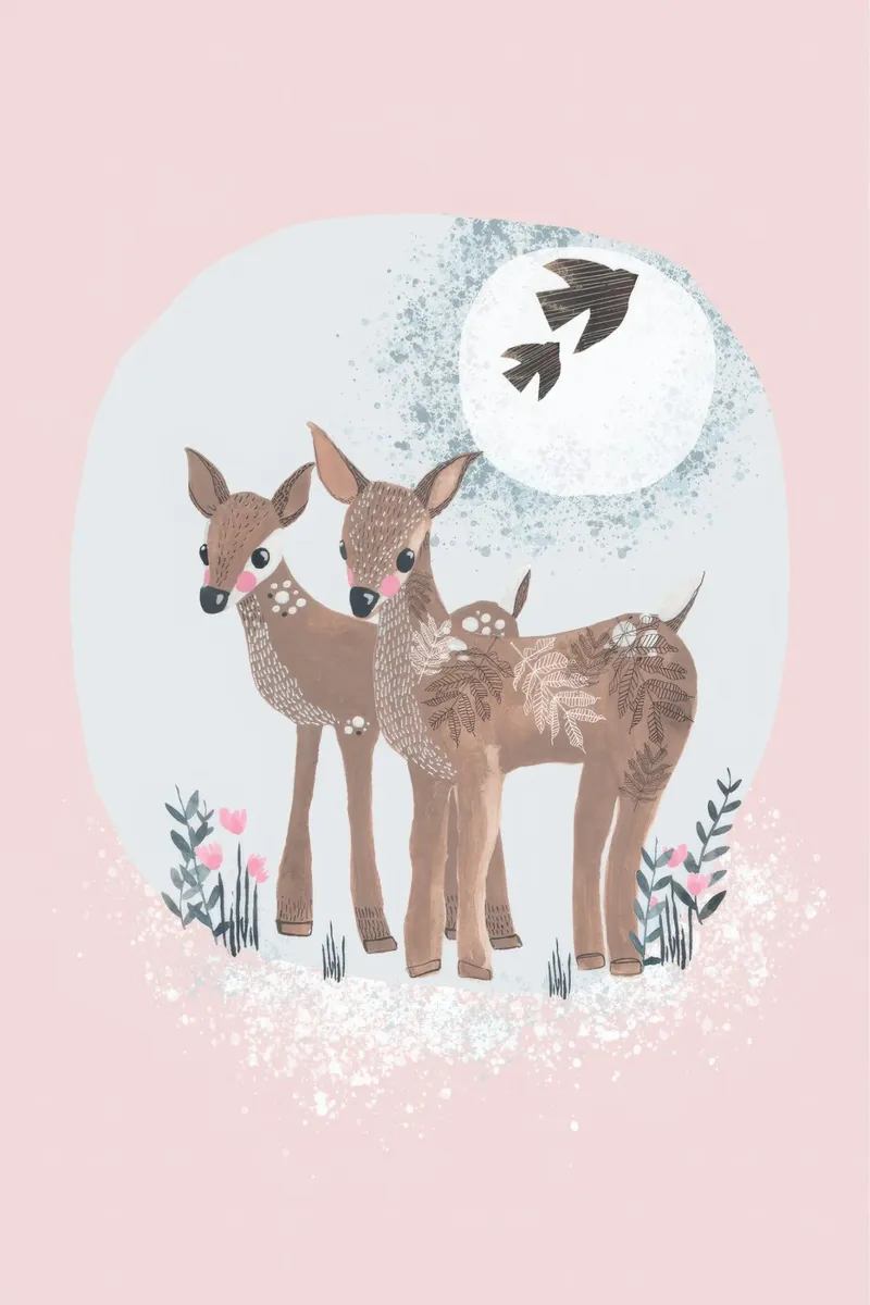 Lisa Dolson - Rehe Poster von muench benjamin