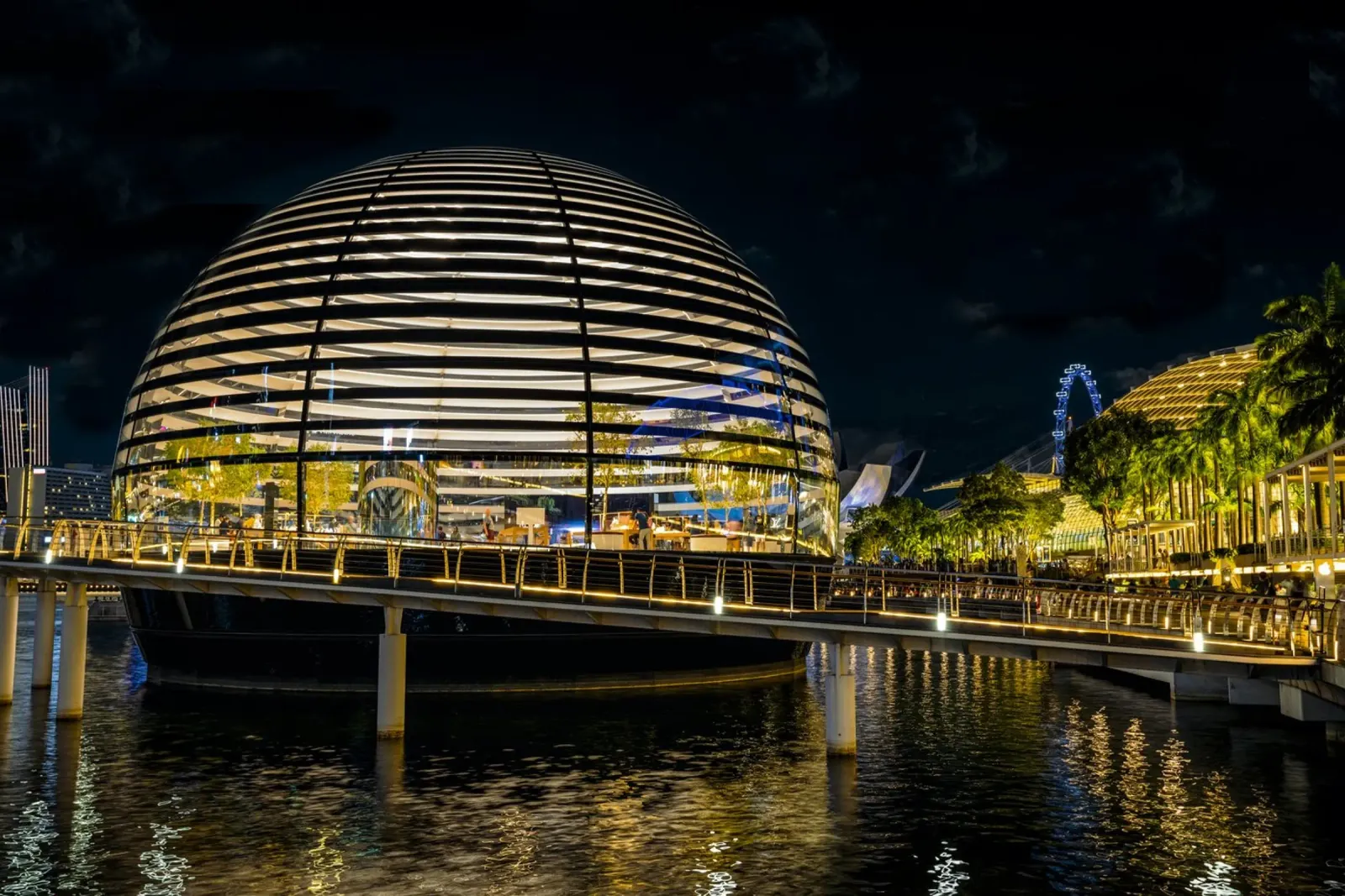 Apple Store Singapur poster con telaio in legno da thetraveller