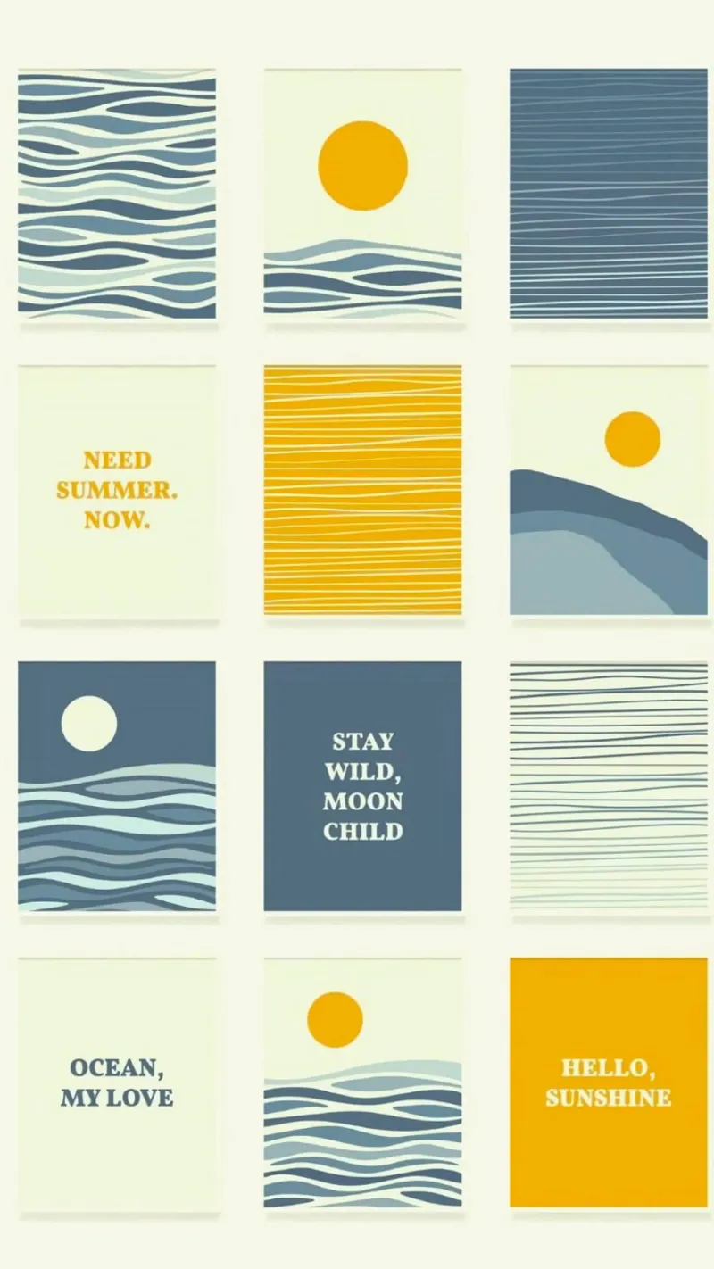 sunset posture poster da Good days