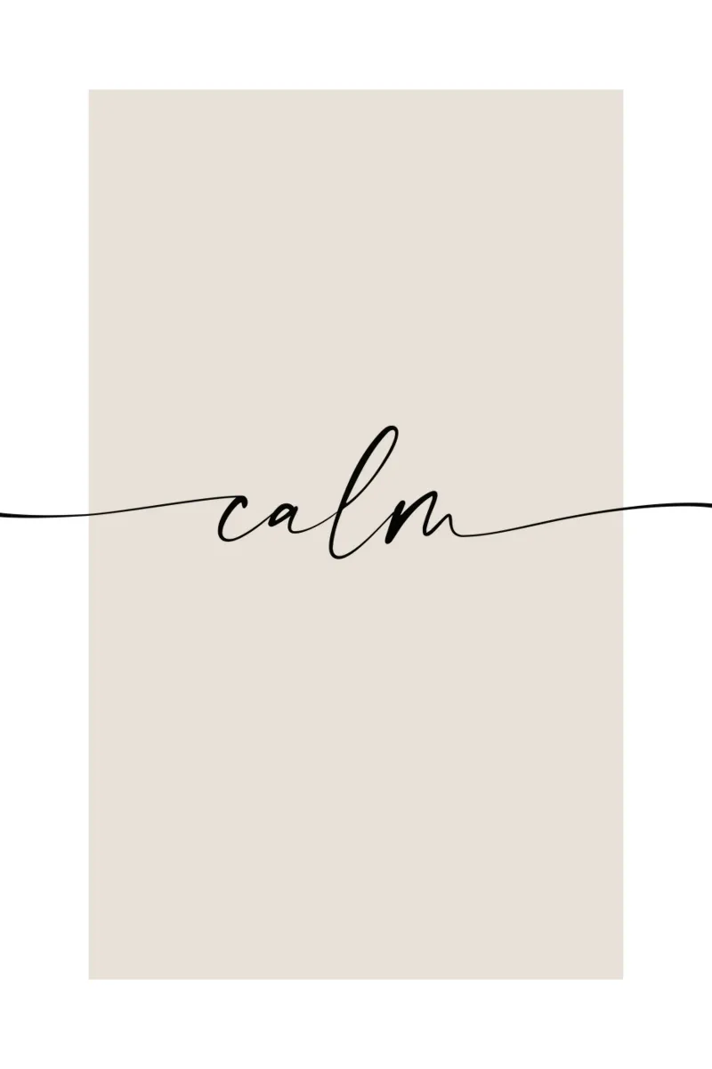 Calma poster da NouveauPrints