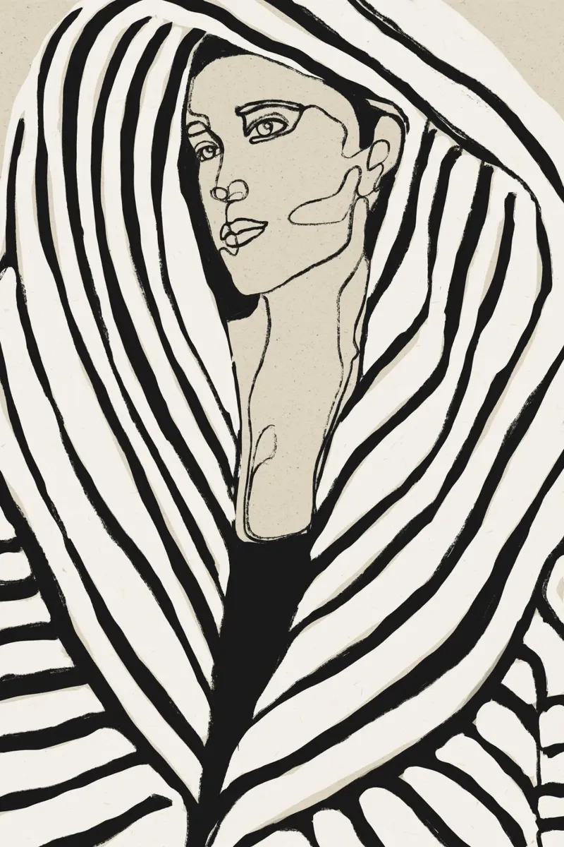 Striped Coat pellicola backlit da treechild
