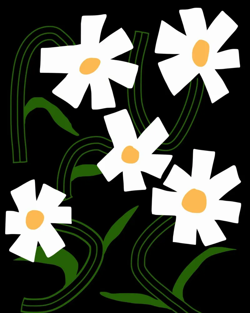 Composizione floreale poster da Little Dean