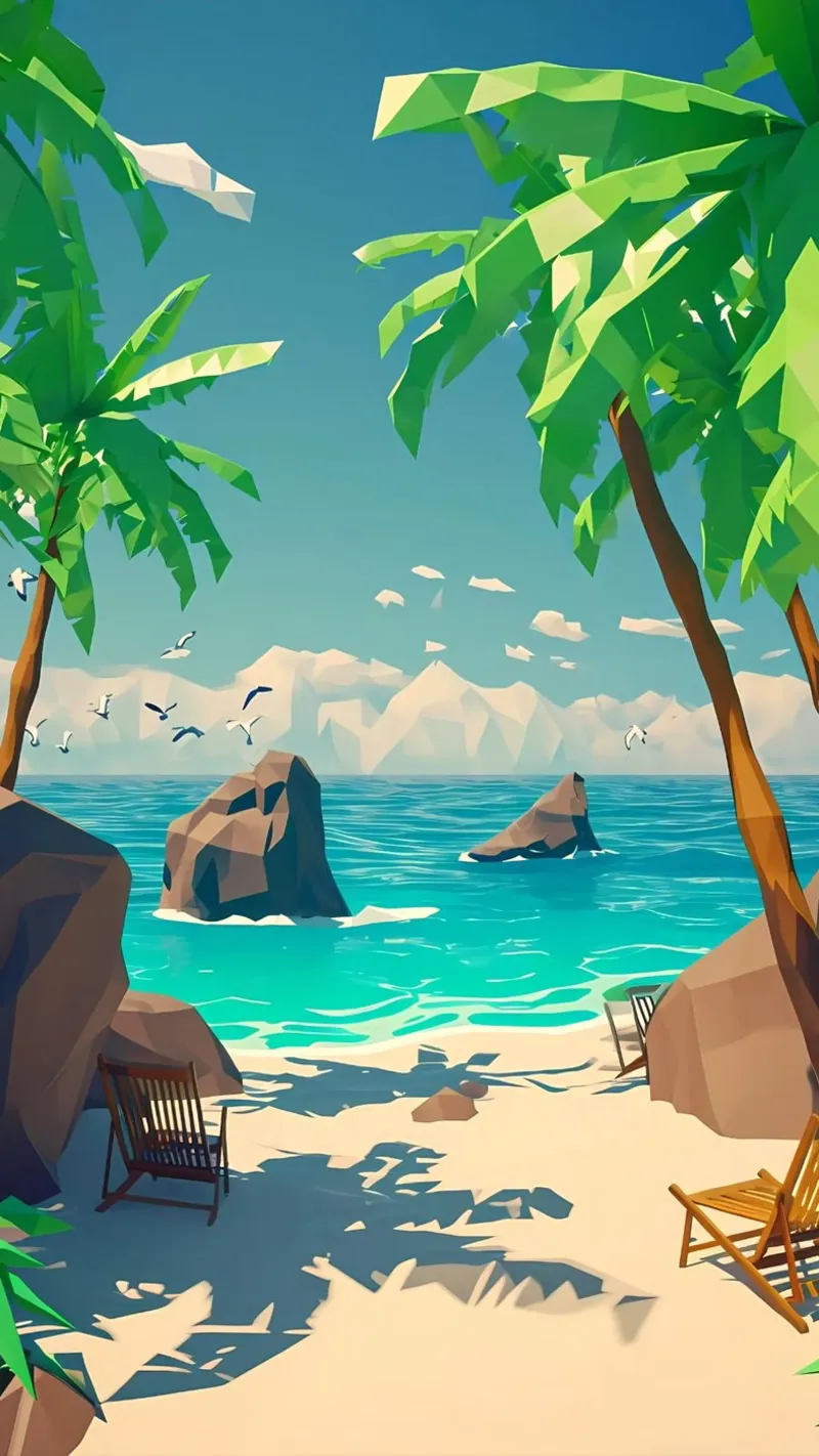 beach fun poster con telaio in alluminio da miracle