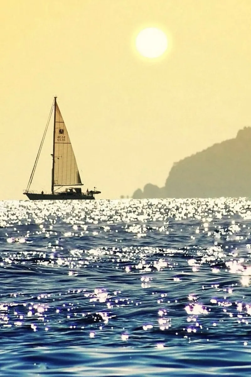 boat on ocean calm poster da lifeline