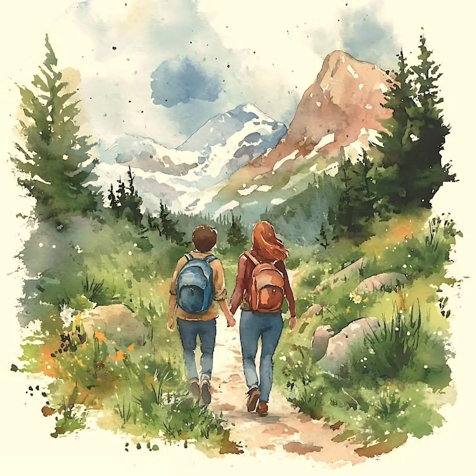 friends in forest poster con telaio in plastica da miracle